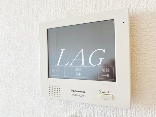 セキュリティ　モニター付きインターフォンです。
