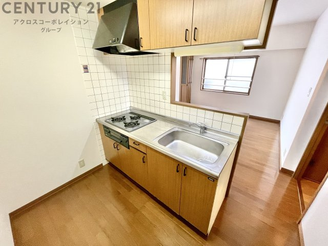 キッチン　ガスコンロ付きのシステムキッチン☆