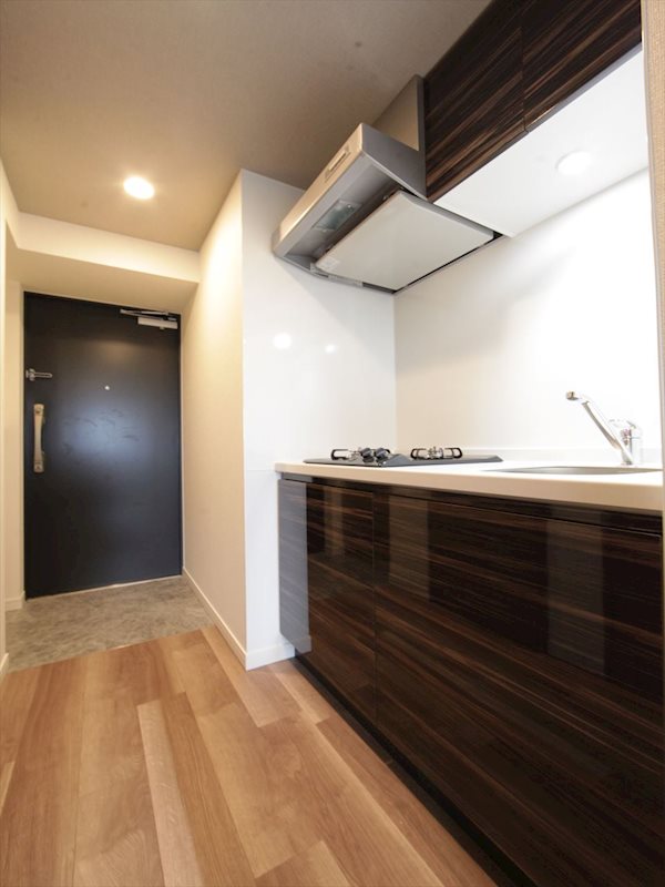 キッチン　システムキッチン（ガス2口コンロ付）