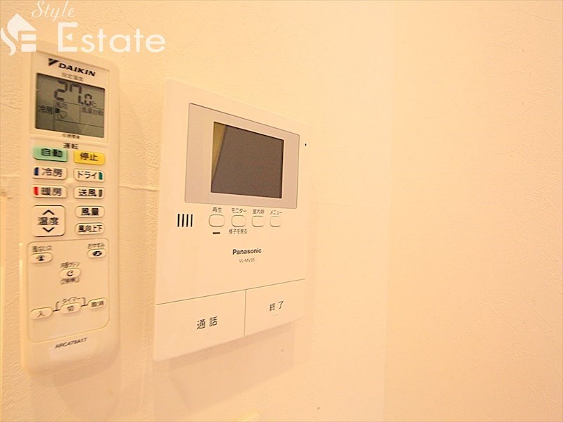 セキュリティ　モニター付きインターホン