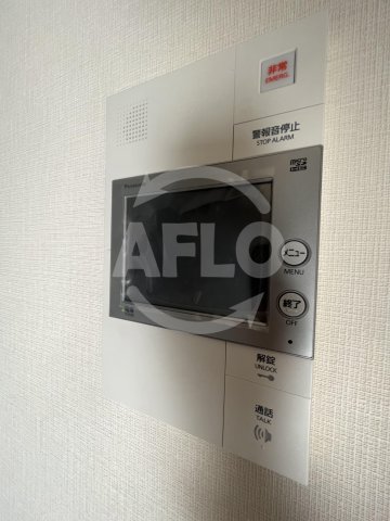 セキュリティ　パークアクシス四ツ橋　テレビ付きモニターホン