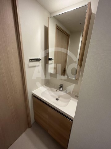 洗面設備　パークアクシス四ツ橋　独立洗面台