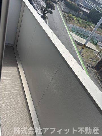 バルコニー　南西向き
