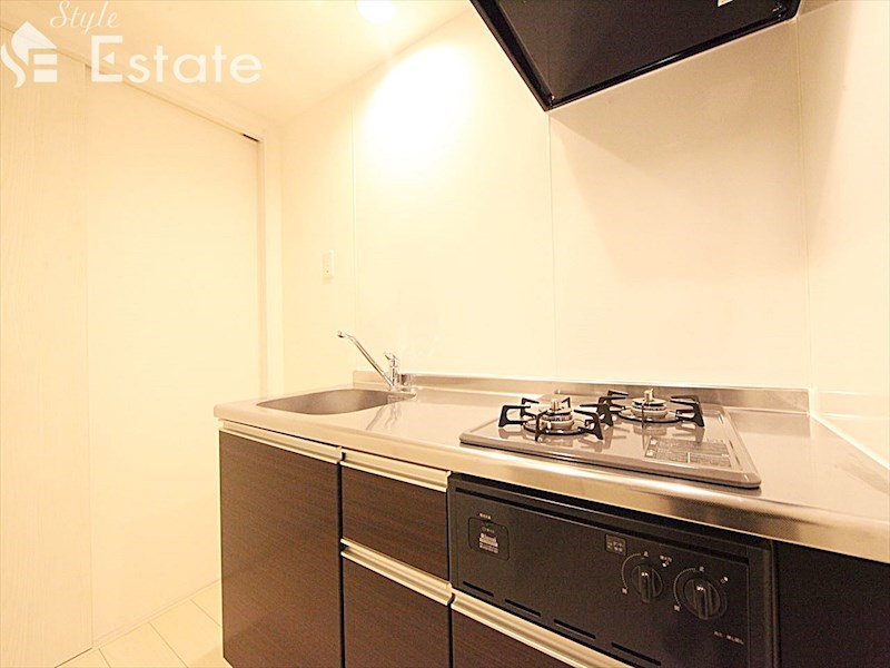 キッチン　システムキッチン　2口ガスコンロ付