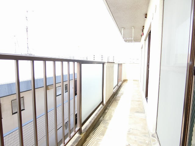 バルコニー　５０１のバルコニーです