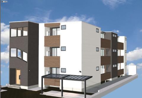 建物外観　アルバステラ西条　建物外観　完成予想図