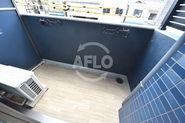 バルコニー　プレサンスOSAKA DOMECITYスクエア　バルコニー