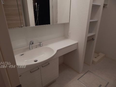 洗面設備　洗髪洗面化粧台（イメージ）