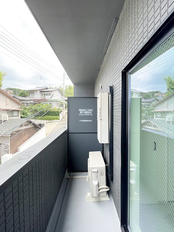 バルコニー　写真は302号