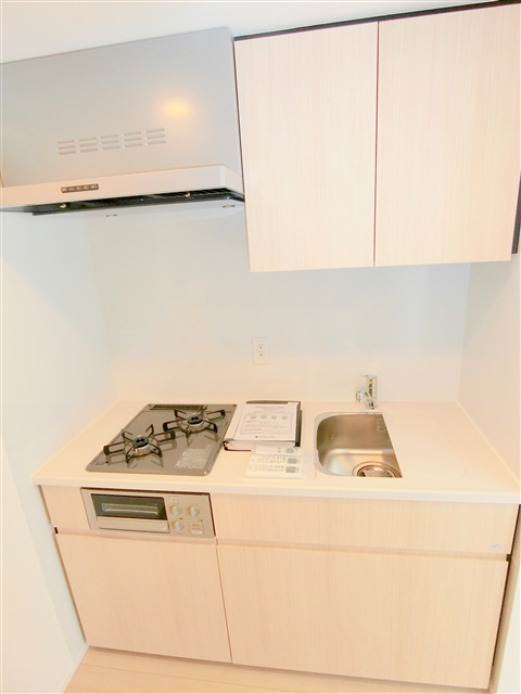 キッチン　2口ガスグリル付システムキッチン