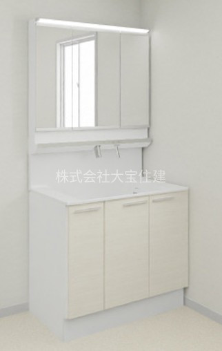 洗面設備　完成イメージ図