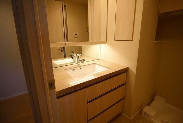 洗面設備　※別部屋の参考写真です。