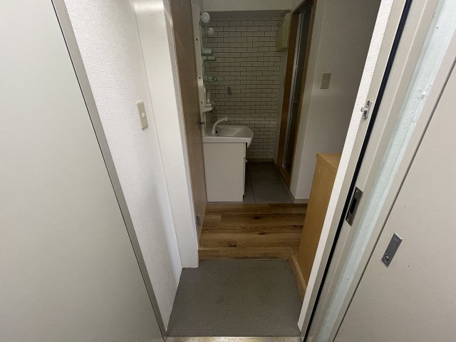 玄関　収納もある玄関です