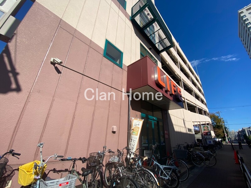 スーパー　ライフ　関目店（スーパー）まで366m