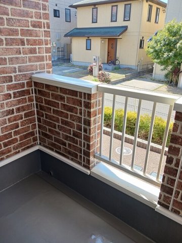 バルコニー　広々としたバルコニーです