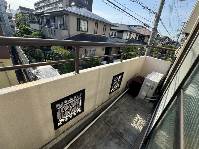 バルコニー　広々としたバルコニーです