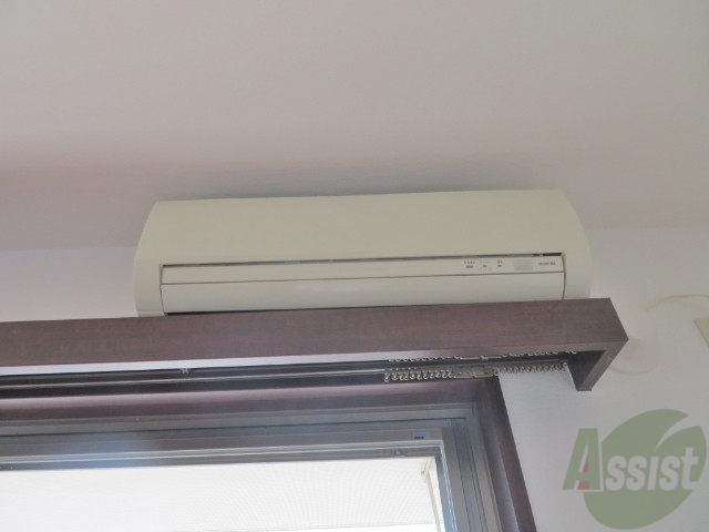 その他設備　エアコンが設置してありますので、寒暖対策もばっちり。