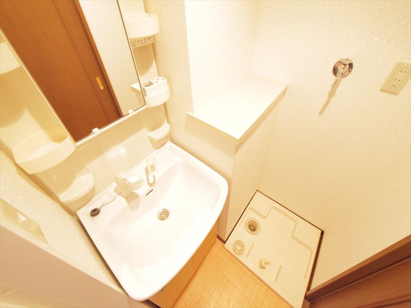 洗面設備　シャンプードレッサー　脱衣所　室内洗濯機置場