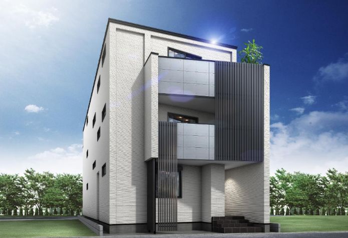 建物外観　こちら、外観パースです