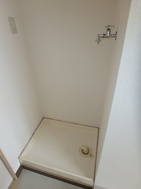 収納　室内洗濯機置場