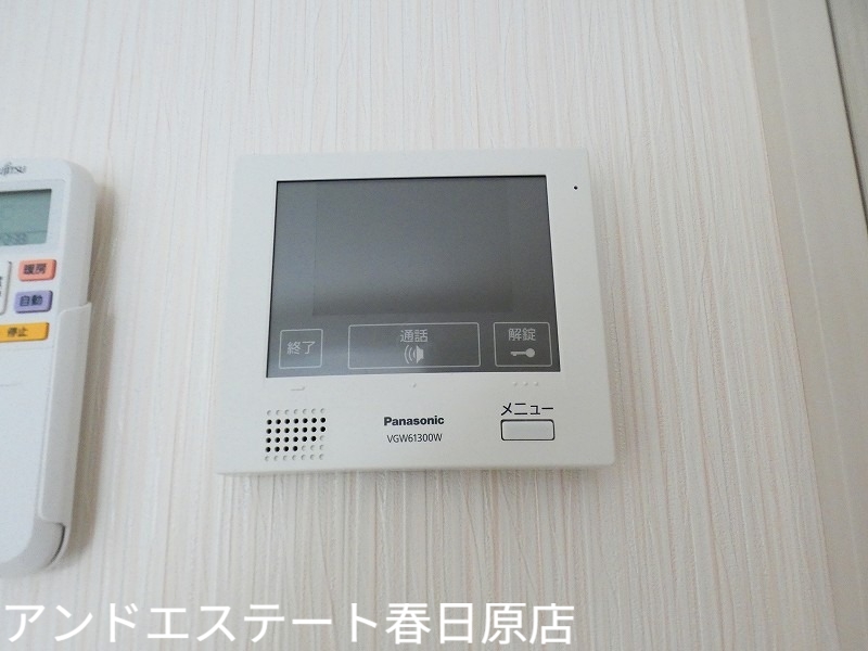 セキュリティ　ＴＶモニターで訪問者を確認できます