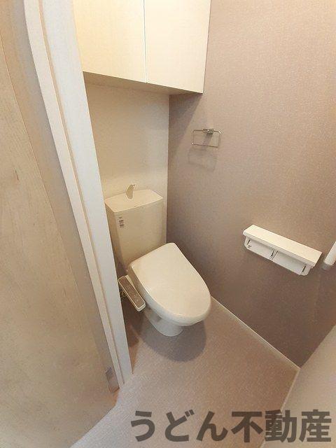 トイレ　うどん県のお部屋探しはうどん不動産へ うどんちゃんとLINE