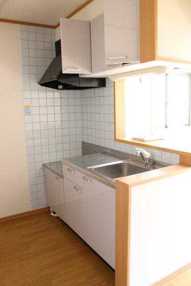 キッチン　カウンターキッチン　ガスコンロ設置可