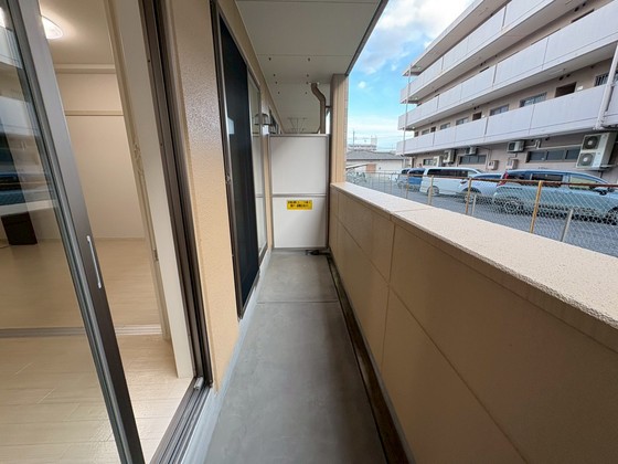 バルコニー　※別部屋の写真です