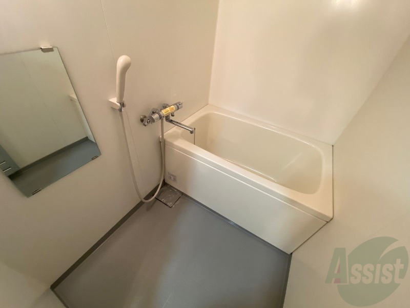 バス・シャワールーム　誰にでも使いやすい混合水栓です！便利ですね。