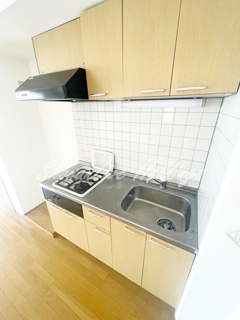 キッチン　ガス2口コンロ♪