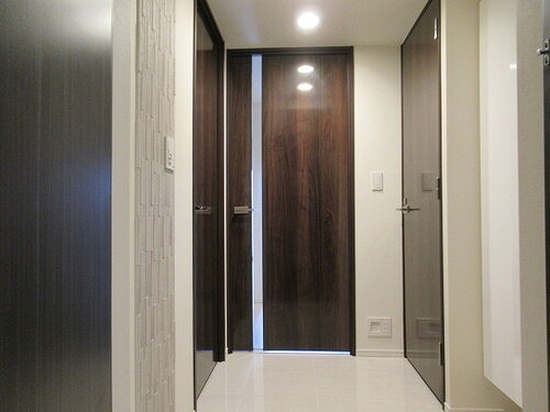 玄関　明るい玄関です