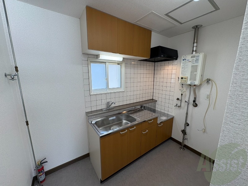 キッチン　清潔感がありお洒落なキッチンになっていました！