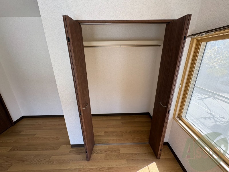 収納　クローゼットがありました。お洋服や荷物はここへ