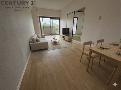 居室・リビング　画像中の家具はAIにより配置加工しているため、付属しません。