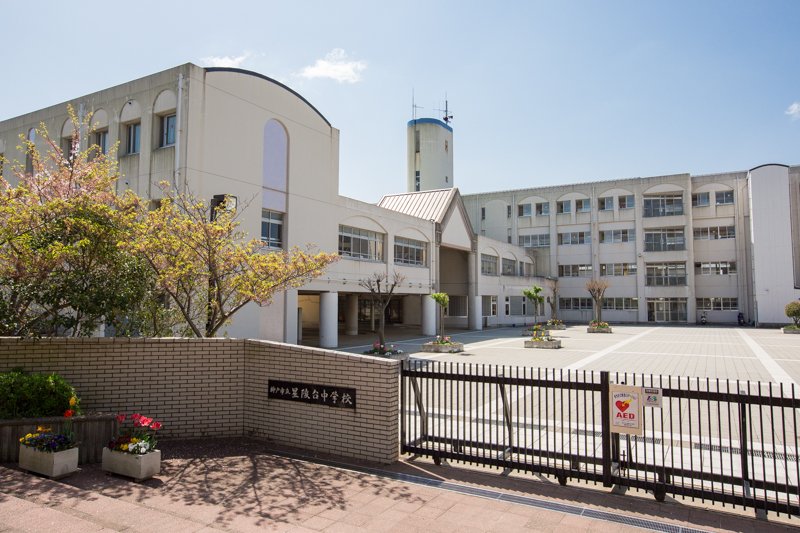 中学校　神戸市立星陵台中学校（中学校）まで604m