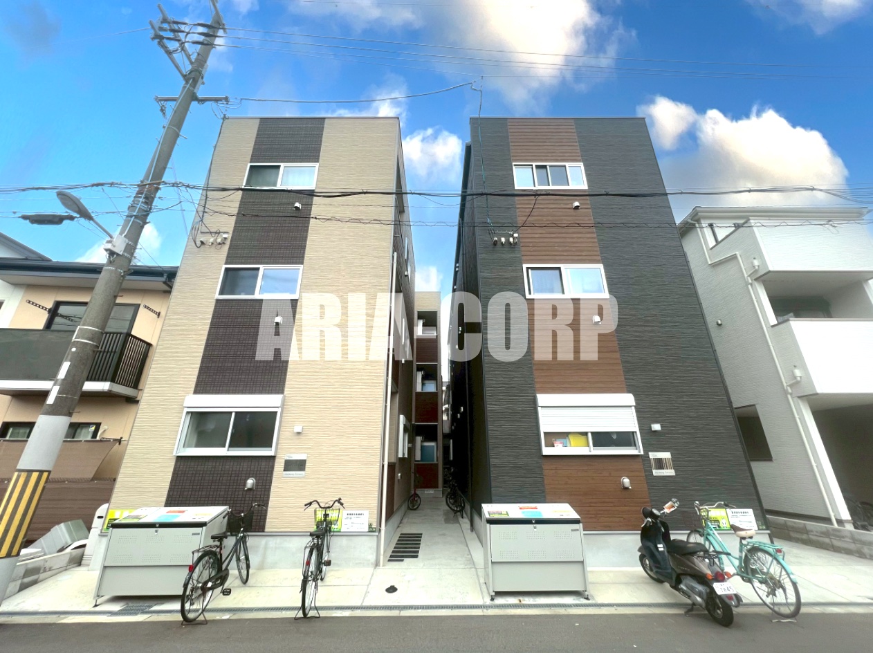 建物外観　2023年完成、大手ハウスメーカー施工デザイナーズアパート！
