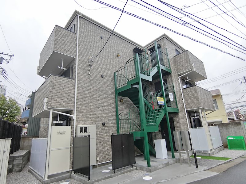 建物外観　レンガ調のおしゃれな外観です！