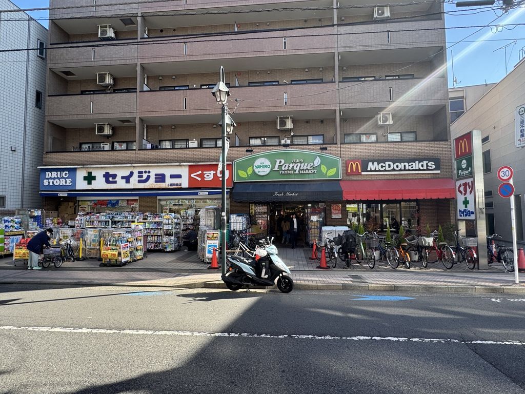 スーパー　ニューヤヒロパルケ稲田堤駅前店（スーパー）まで620m