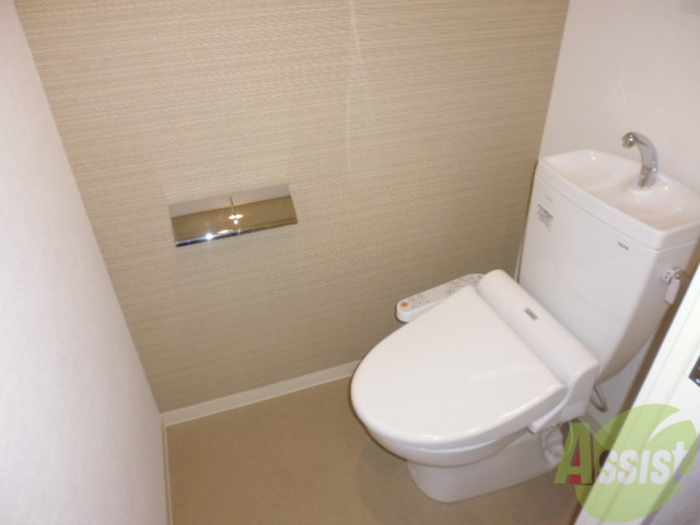 トイレ　快適に使用できる、清潔感にこだわったトイレです。