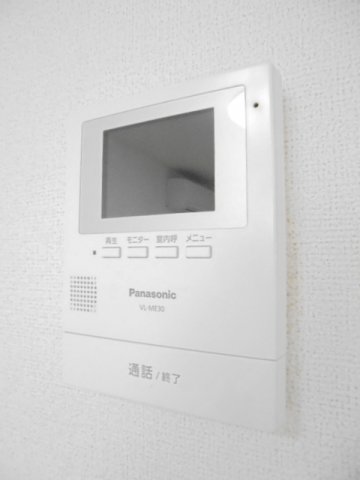 セキュリティ　モニター付きインターホンです