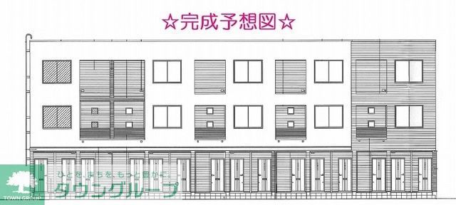 建物外観　建築中です