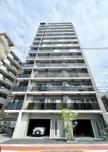 建物外観　外観タイル張りです