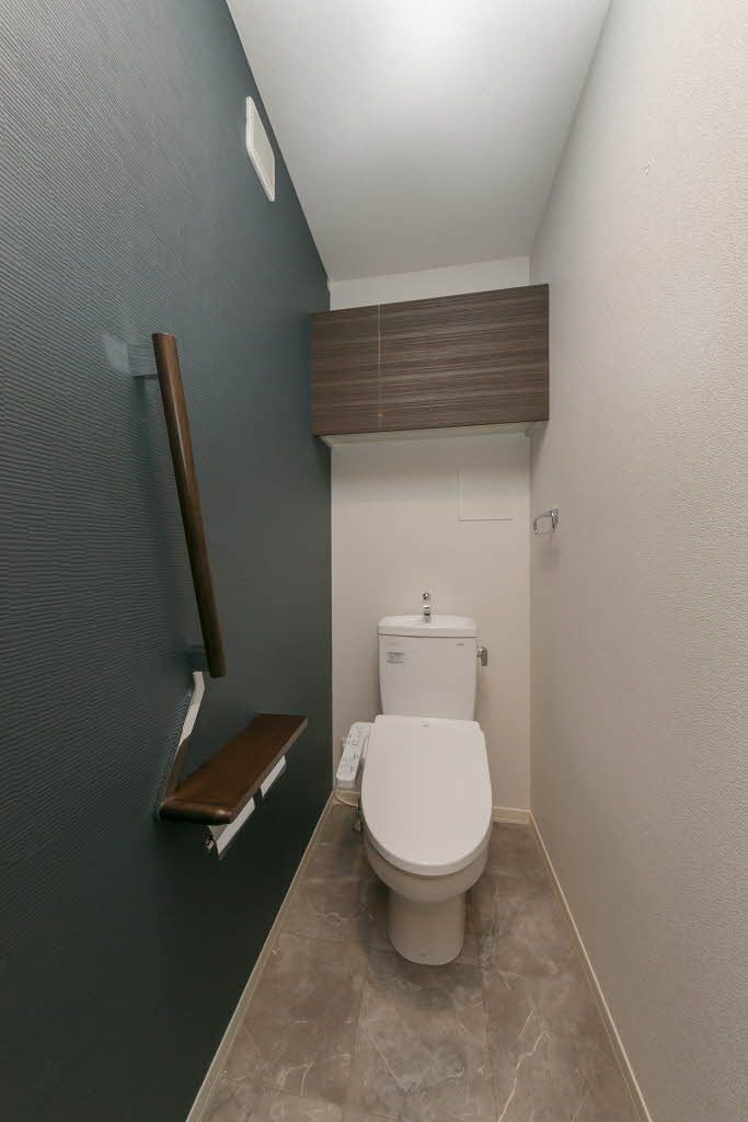 トイレ　ゆったりとした空間のトイレです