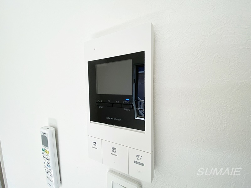 セキュリティ　モニター付きインターホンです☆