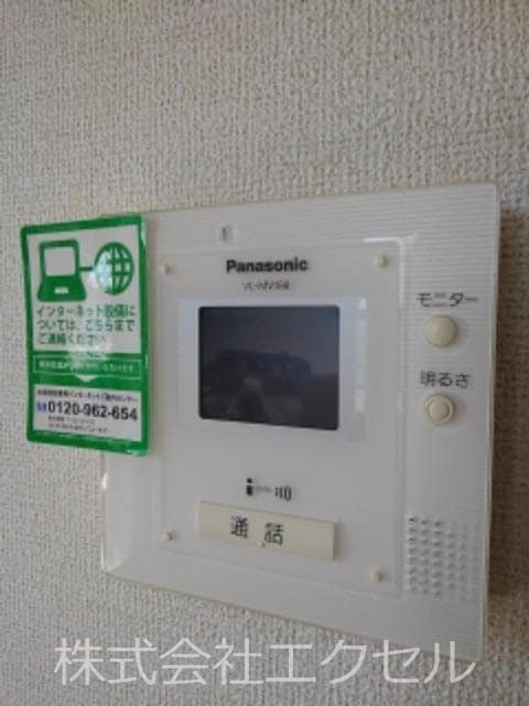 セキュリティ　来訪者の姿を確認できます。
