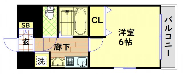 1K Mansion in Naniwa-ku, Osaka — photo 2 of 3
