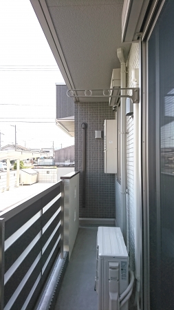バルコニー　広々としたバルコニーです