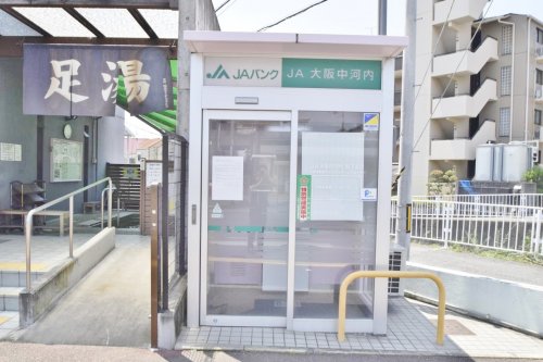 銀行　JA大阪中河内 堅下支店 法善寺駅前ATMコーナー（銀行）まで512m