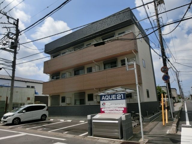 建物外観　経済的な都市ガス、インターネットが無料です
