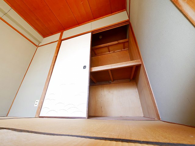 収納　たっぷりとした収納スペースです
